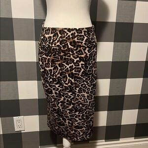 Leopard Print Women's Skirt